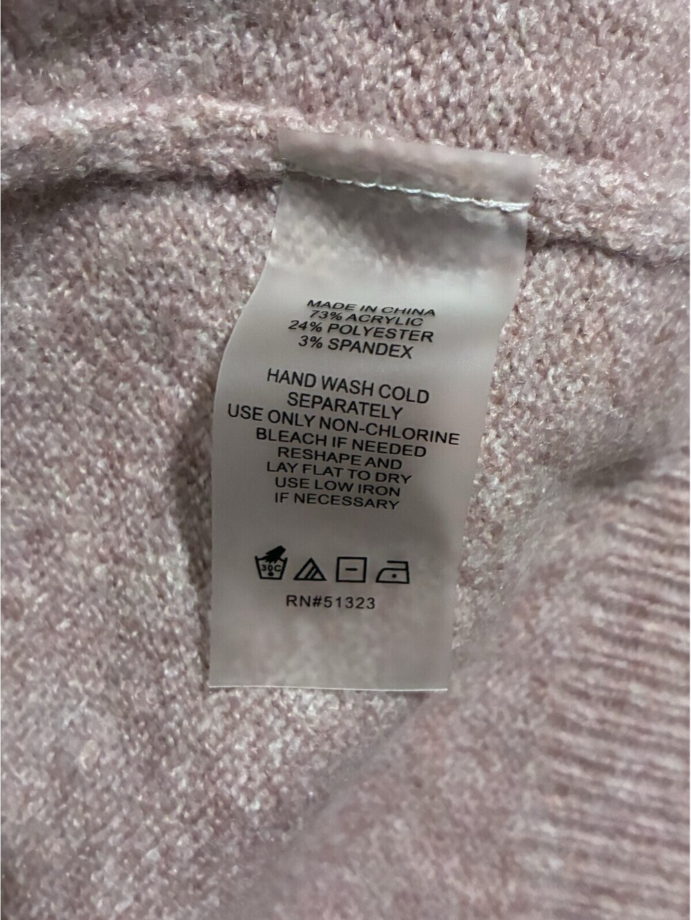 Vince Camuto Women’s Sweater L NWT Zephyr Pink Crewneck Pullover Quiet Luxury - Picture 3 of 6